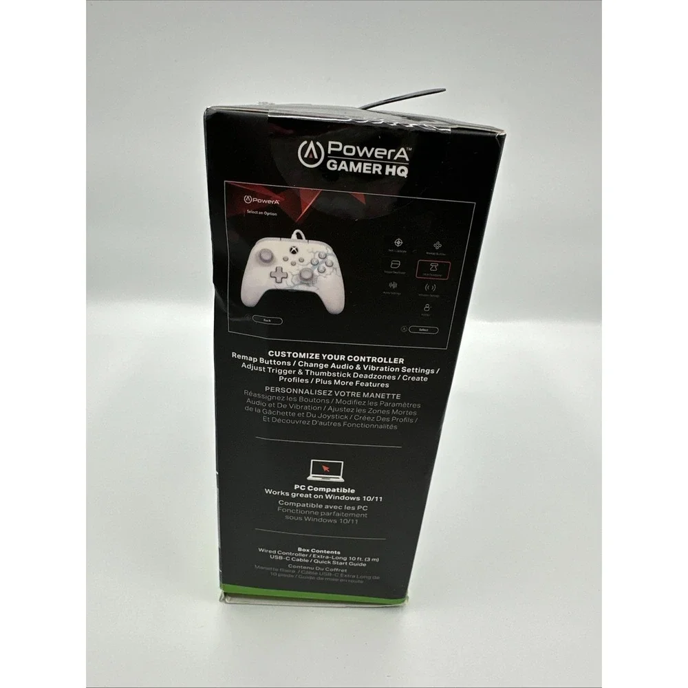 PowerA Advantage Wired Controller - XBox Series x S Artic Ice White
